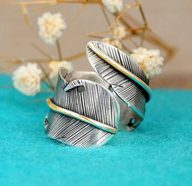 Wintageowy Pierścionek Feder