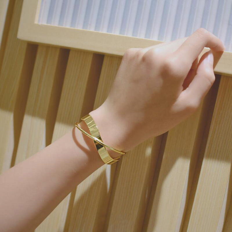 Klasyczna złota bransoletka