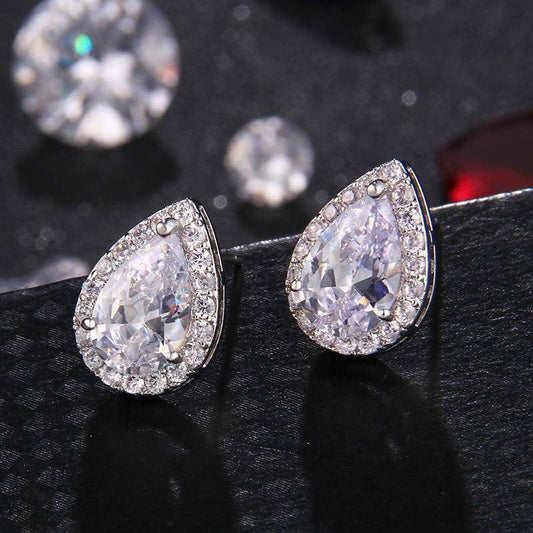 Kolczyki w kształcie gruszki Aria