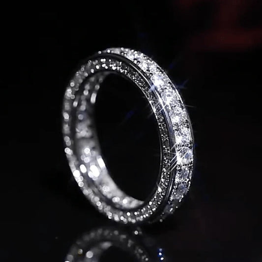 Pierścionek z paskiem Acacia